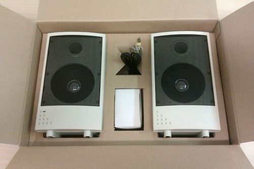 Lot of 6 sets NEW STEREO Power Amplified Speaker for Desktop PC, MP3 Portable Player